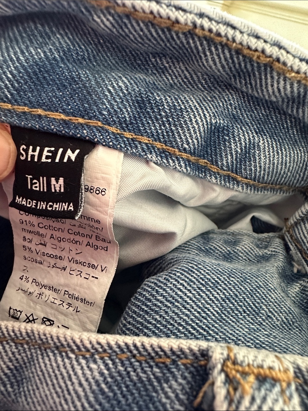 Blue Denim Jean maxi skirt - Picture 6 of 6